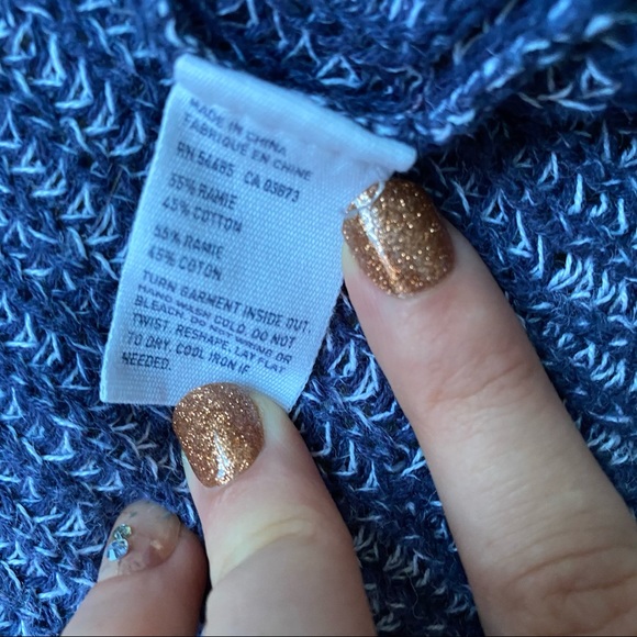 Cozy purple knit sweater blazer - Picture 6 of 8